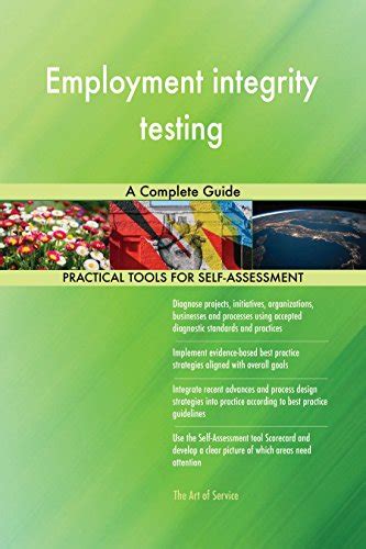 Employment integrity testing A Complete Guide eBook : Blokdyk, Gerardus ...