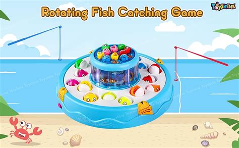 Buy Toyshine Fish Catching Game Big with 26 Fishes and 4 Pods, Includes ...