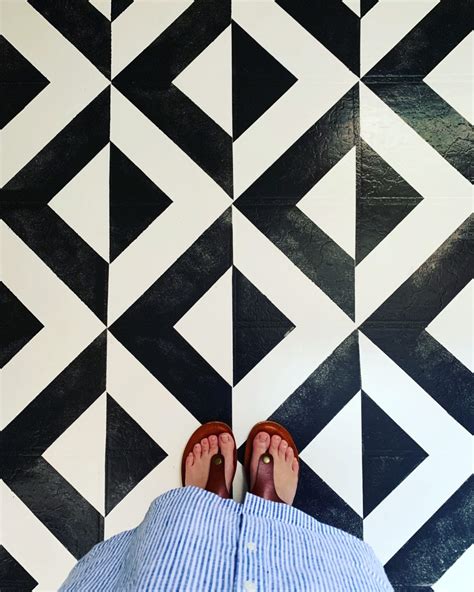 How to Paint Your Tile or Linoleum Floor - Part I - Modern Homemade