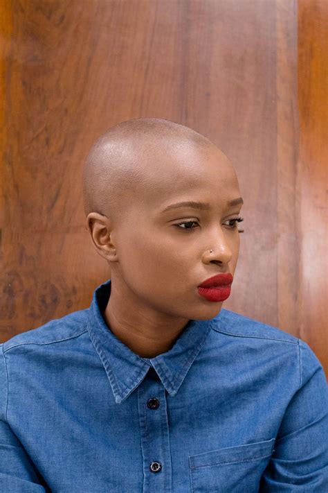 Karen Olla by Darryl Otten, bald black girl, bald girl, big chop, twa ...
