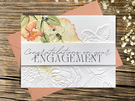 Custom Congratulations on Your Engagement Card