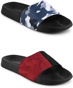 Foot Print Men Slides - Buy Foot Print Men Slides Online at Best Price ...