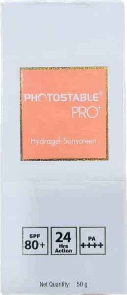 Buy PHOTOSTABLE PRO PLUS HYDRAGEL SUNSCREEN SPF 80+, PA++++, TUBE OF ...