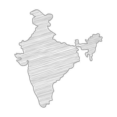 Premium Vector | India Map Drawing Pencil Sketch