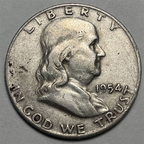 1954 D Franklin Half Dollars. 2254 - For Sale, Buy Now Online - Item ...