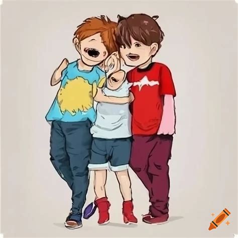 Three best friends boys