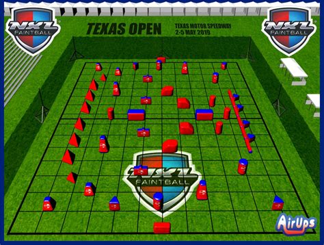 NXL Texas Field Layout - Infamous Paintball