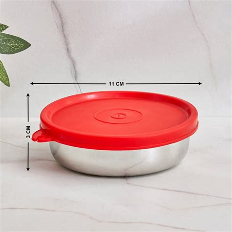Buy Corsica Korobka Stainless Steel Food Container with Lid - 200ml ...
