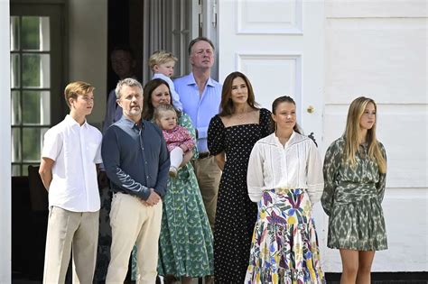Danish Royal Family attends Changing of the Guard at Gråsten Castle ...