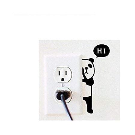 Buy Stickonn Panda Vinyl Panda Switch Board Wall Sticker Online at Low ...