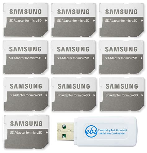 Samsung Micro to SD Memory Card Adapter (Bulk 10-Pack) Bundle with (1 ...
