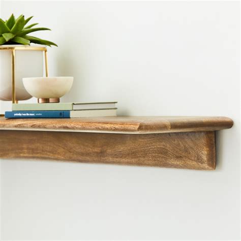 West Elm Anton Solid Wood Wall Shelves - AptDeco