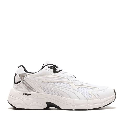 PUMA TEVERIS NITRO METALLIC WNS PUMA WHITEPU（プーマ テバリス ニトロ メタリック ウィメンズ ...