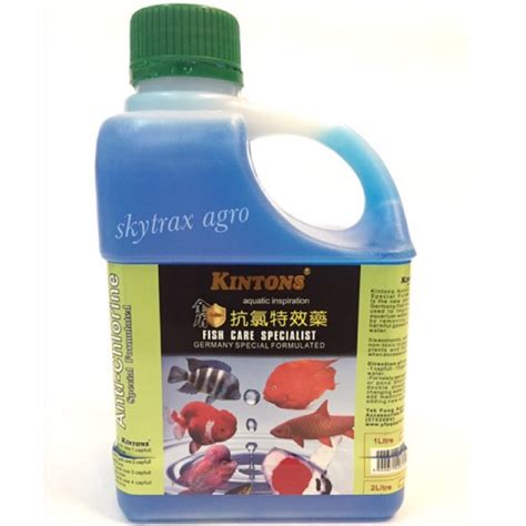 KINTONS Anti Chlorine 1 Liter/ Anti Klorin | Shopee Malaysia