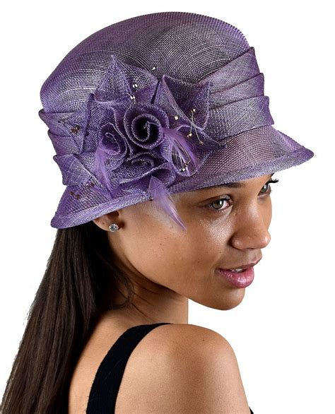 C.C Women's Sinamay Kentucky Derby Wedding Church Dress Hat, 2931 ...