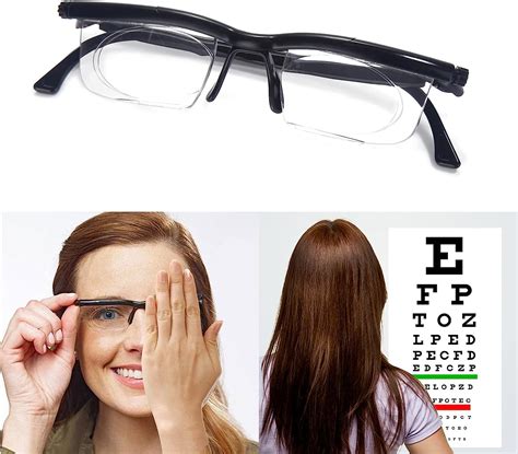 OKH Adjustable Dial Eyeglasses, Clear Vision -6D to +3D Adjustable ...