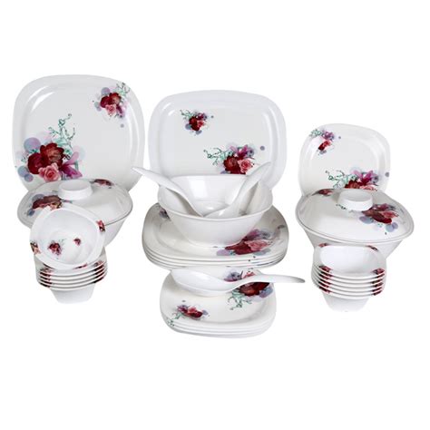 Eagleware Melamine Dinner Set Pack Of 33 : Amazon.in: Home & Kitchen