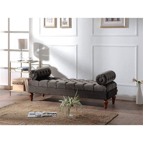 Wooden Bolstered Lounge Entryway Bench Three Seater Sofa diwan Couch L ...