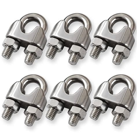 Cozihom 38 Inch M10 Wire Rope Cable Clip Clamp, India | Ubuy