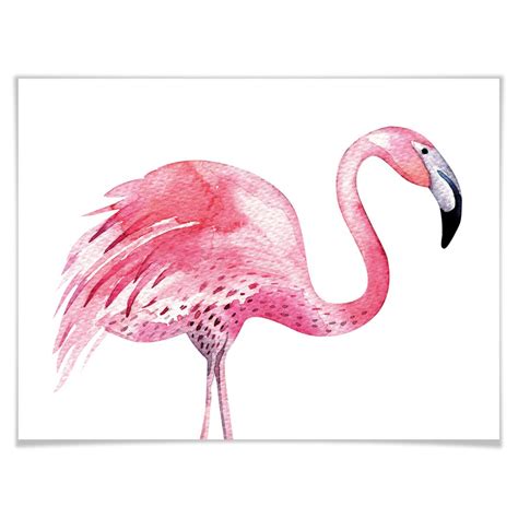 Poster Kvilis – Pink Flamingo 03 | wall-art.com