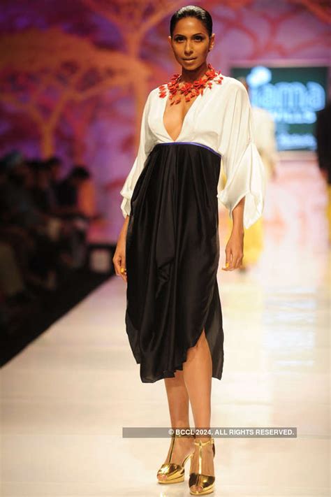 Rikki Chatterjee walks the ramp for fashion designer Wendell Rodericks ...