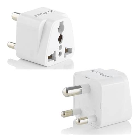 Hi-Plasst UK to India Adapter Plug (Pack of 1) US, Australia, Europe ...