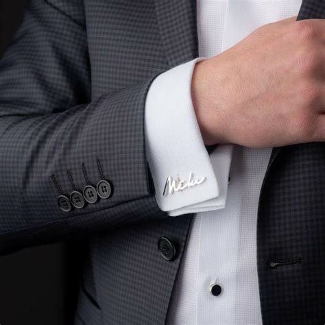 Custom Wedding Cufflinks – Personalized Groom Accessories – KAKTIYA