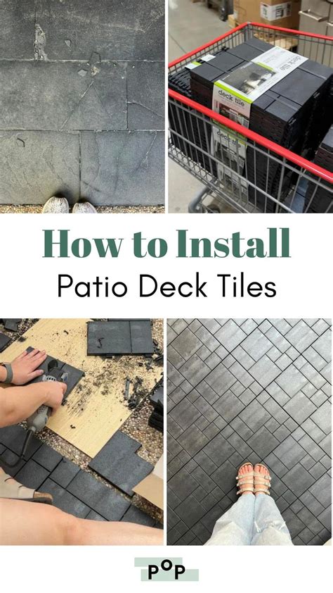 Patio deck tile upgrade – Artofit
