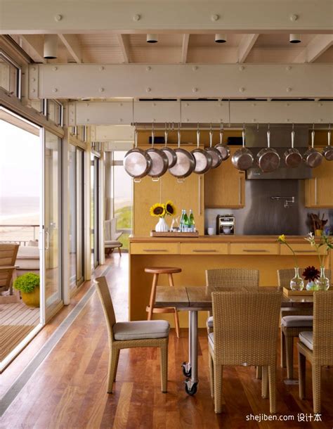 现代开放式客厅餐厅厨房装修效果图_太平洋家居网图库