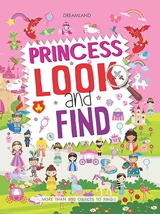 Princess Look and Find Activity Book - More than 800 Objects to Find ...