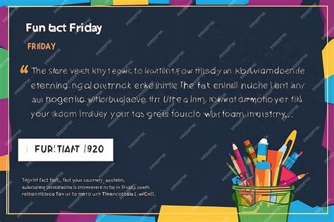 Premium Photo | Fun Fact Friday