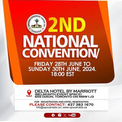 URHOBO PROGRESS UNION (U.P.U) OF CANADA 2ND NATIONAL CONVENTION 2024 ...