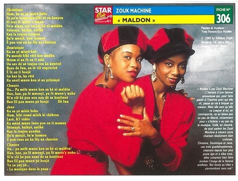 Zouk Machine Maldon 的图像结果