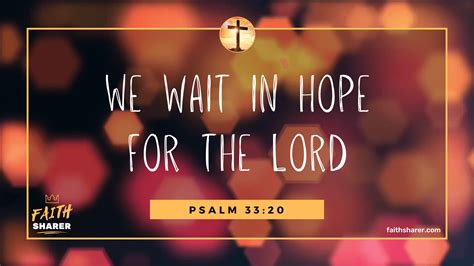 Psalm 33 20 Video | Bible Verse Video Psalm 33:20 - Faith Sharer