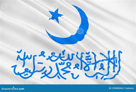 Flag of Xinjiang Autonomous Region in China Stock Photo - Image of mandarin, republic: 123404246