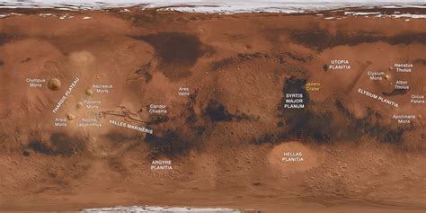 Mars Location Names at James Auxier blog