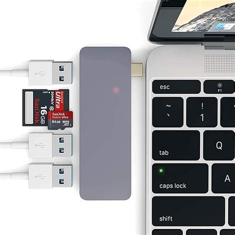 POWERUP® USB-C Dual HUB for MacBook Pro/MacBook 13 inch | 5-in-1 ...