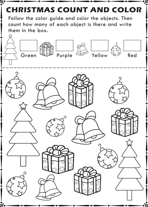 Free Printable Holiday Worksheets - Printable Worksheets