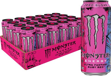 Monster Ultra Fantasy Ruby Red (473ml) (24 Pack)