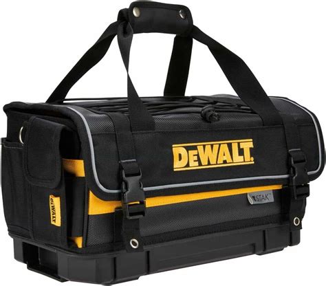 DEWALT TSTAK Tool Bag, 1-inch Durable Tote with Tool Organizer and Hard ...