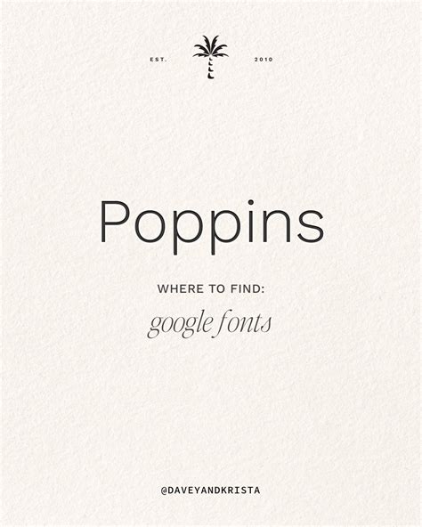 Best 29+ Poppins Google Fonts Collection Ttf