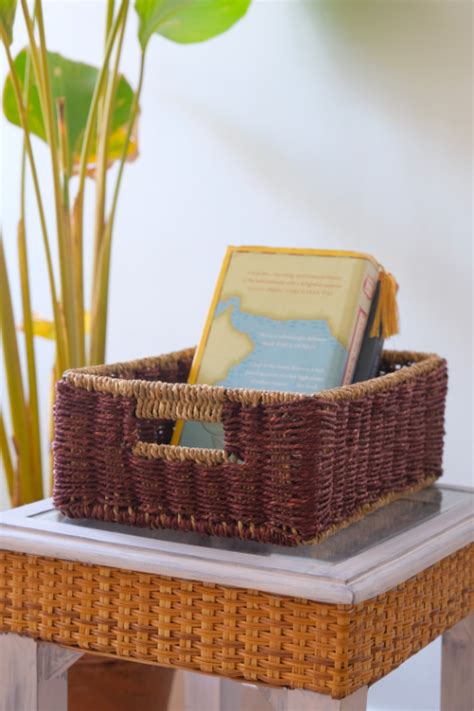 Kadam Haat Handmade Brown Bathroom Organiser Set Of 2 – Okhaistore