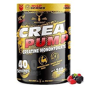 WILD BUCK Crea Pump Pure Creatine Zero Sugar Zero Carbs Zero Calories ...