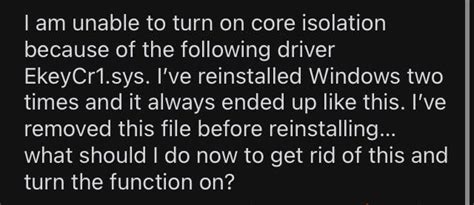 Fix Core Isolation Error 的图像结果