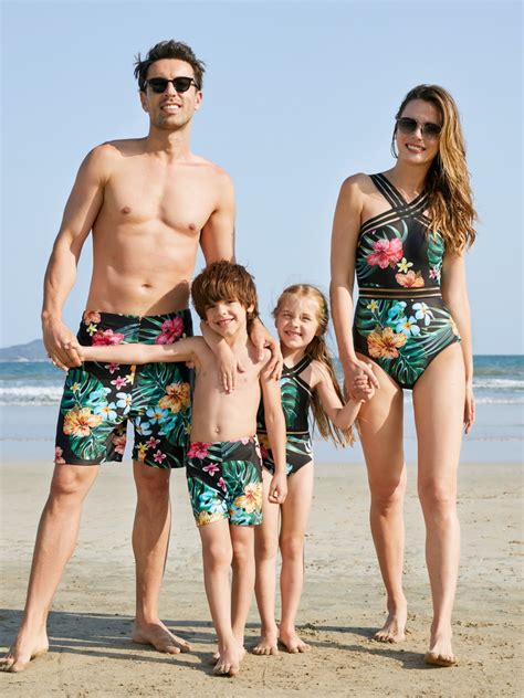 Matching Swimsuits For Whole Family
