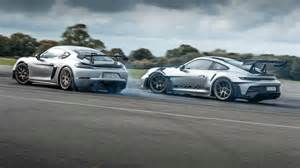 Porsche 911 GT3 RS vs 718 Cayman GT4 RS review (2023) - TG
