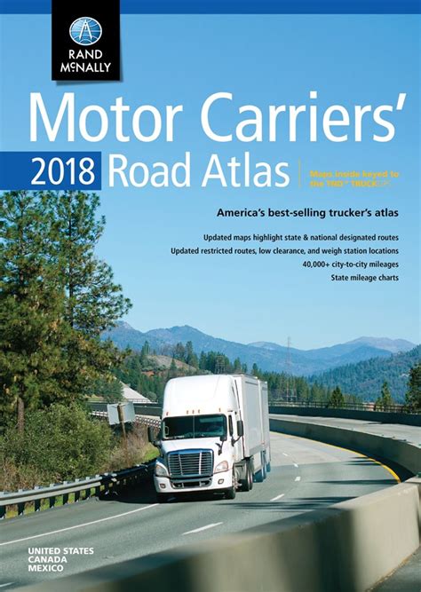 Rand McNally Publishes 2018 "Motor Carrier's Road Atlas"