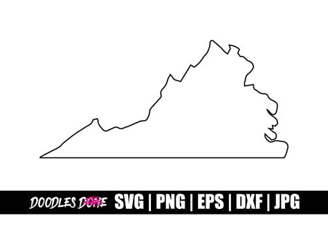 Virginia State Outline