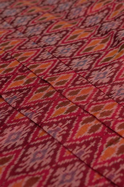 Buy Ikkat Handloom Silk Fabrics Online in India - Matkatus