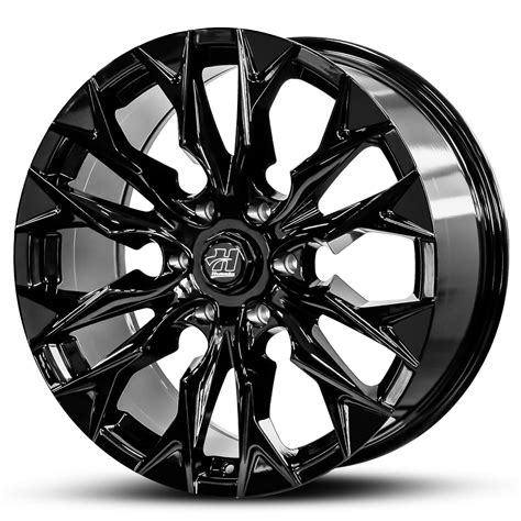 Hussla Phantom Gloss Black 18x9